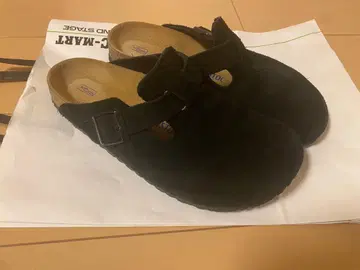 BIRKENSTOCK 블랙 스웨이드 27.0cm