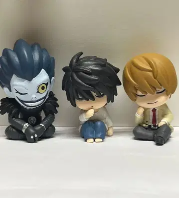 SD 피규어 3체 세트 류크 L 야가미 라이토