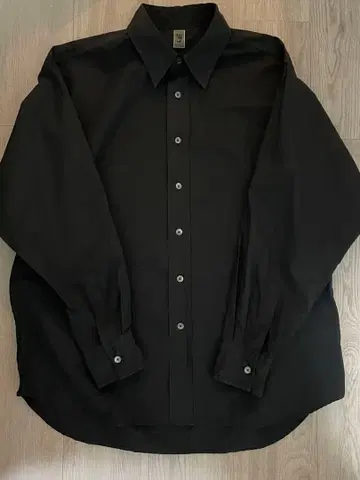 LE L'ECHOPPE 오버 다이 셔츠 블랙