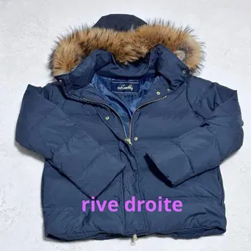 [ 인기 새상품급 ] Rive Droite 3way 다운 코트 네이비 퍼