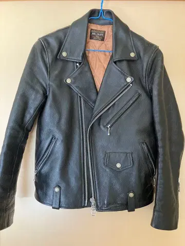 Mr.OLIVE 카우 가죽 더블 라이더 자켓