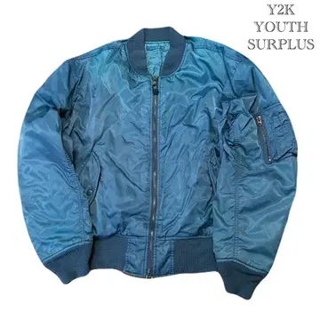 Y2K YOUTH SURPLUS/MA-1 플라이트 자켓/세이지 그린