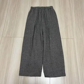카구레 어반 리서치 와이드 팬츠 하운드투스 체크 패턴 프리 사이즈