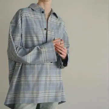 CLANE CHECK POCKET OVER SHIRT