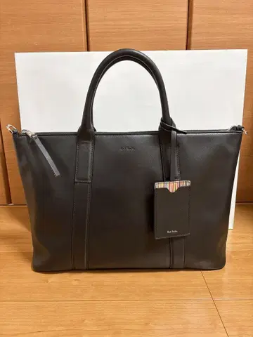 Paul Smith 블랙 가죽 비즈니스 백