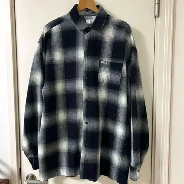 CALTOP 칼탑 옴브레 체크 셔츠