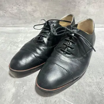 마가렛호웰 가죽 드레스 레이스업 슈즈 22cm