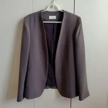 새상품급 플라스테 트리아세 블렌드 노카라 자켓 그레이