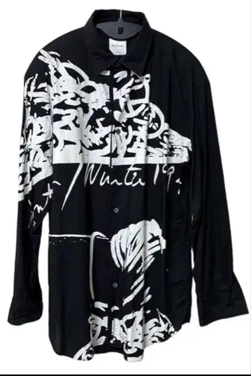 폴스미스 블랙 화이트 셔츠 올 패턴 남성용 여성용 패턴