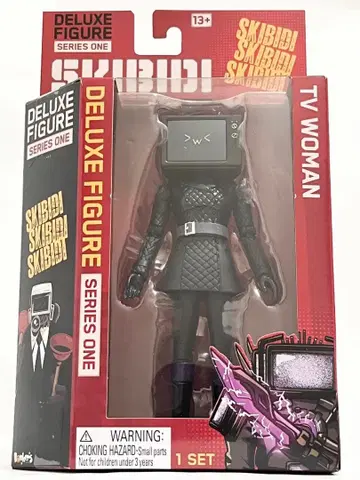 Skibidi Toilet DX 액션 피규어 TV 우먼