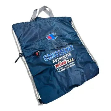 Champion 드로우 스트링 백 네이비