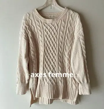 엑시즈팜 모헤어 니트