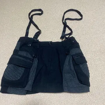 La pargay 서스펜더 미니 스커트 M 블랙