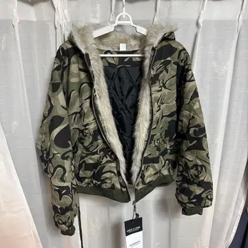 카모 무늬 아우터