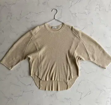 [ 새상품급 ] 아키 ARCHI 아이보리 리브 cotton M 사이즈