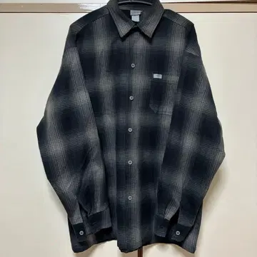 caltop 칼탑 셔츠 블랙 그레이 옴브레 체크