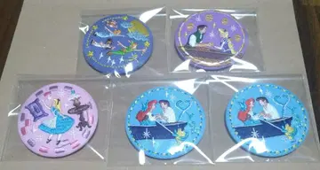 디즈니 자수 캔 배지 5개 세트