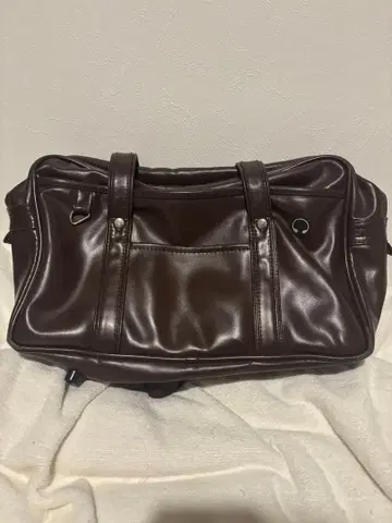 다크 브라운 스쿨 백