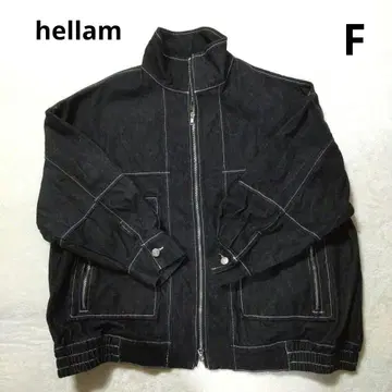 hellam 블랙 데님 자켓 F 사이즈