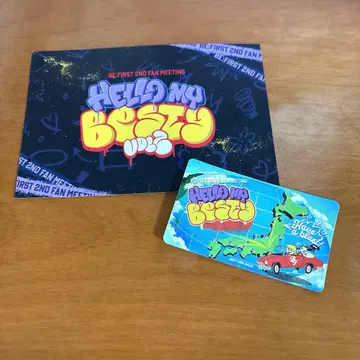 BE:FIRST HELLO MY BESTY 엽서 스티커