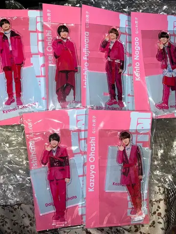 아크릴 스탠드 나니와단시 6인 세트