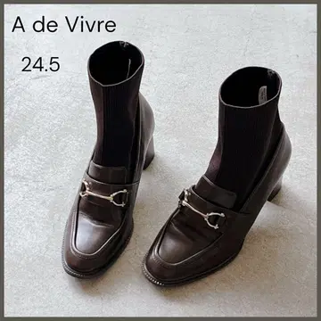 [아두비브르] 우천 겸용 스트레치 삭스 부츠 / 고품질 / 브라운