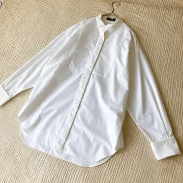 언클레이브 클래시컬 드레스 셔츠 아이보리 화이트