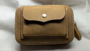 벨트 파우치 힙색 소가죽 클레이지 호스 가죽 핸드메이드