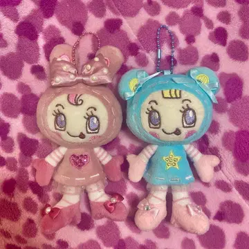 [ 미사용 ] 메조 피아노 봉제 인형 참 베리에 블루 베리에 마스코트