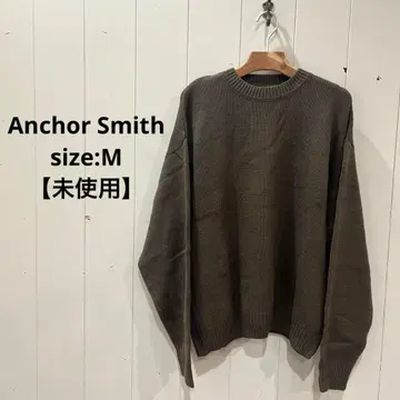 앵커 스미스 Anchor Smith 니트 워셔블 M 남성용 브라운