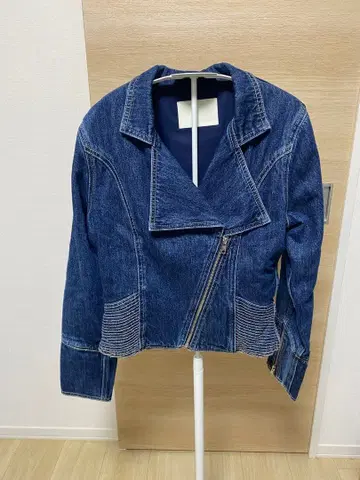 GYDA 데님 자켓 집업 레이스업