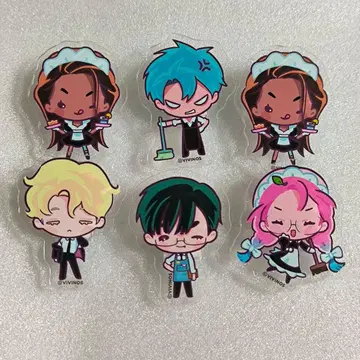 에이리언 스테이지 ALNST 애니카페 아크릴 클립 세트