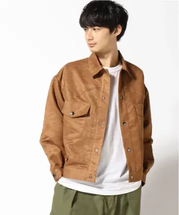 니코앤드 페이크 스웨이드 웨스턴 블루종