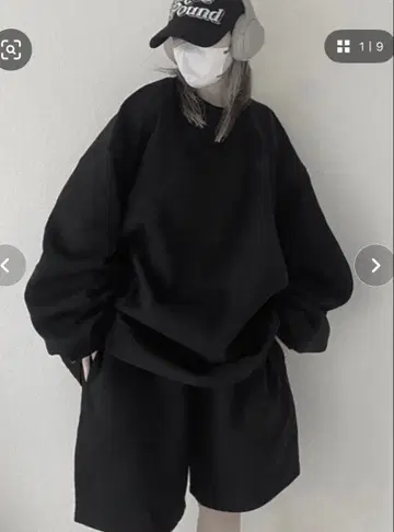 YACA 야카 SS 자수 로고 스웨트 셔츠