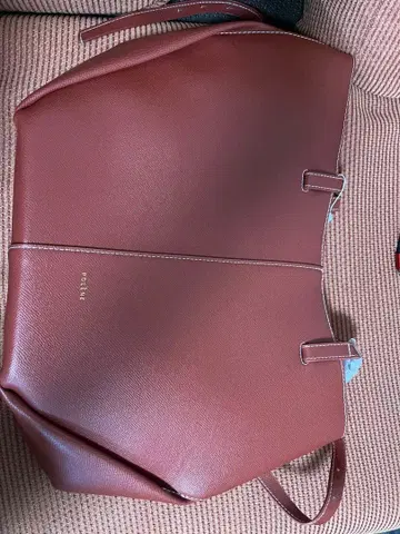 브라운 숄더백 파우치 포함