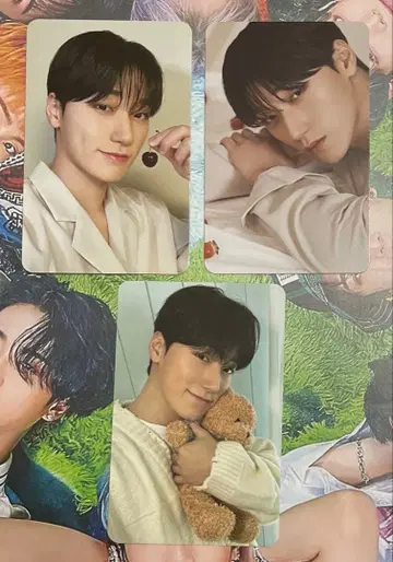 산 ATEEZ NACIFIC 콜라보 트레이딩 카드 3장 세트