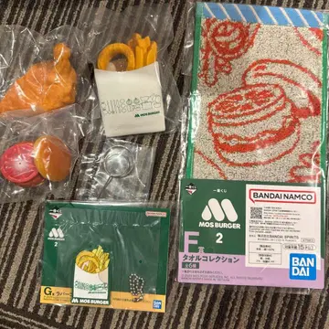 제일복권 모스버거 2 D상 서포트 피규어 덤 포함