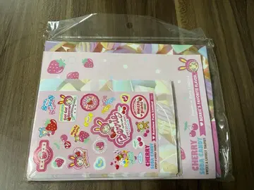 희귀 당시 물건 레인보우파크 메조피아노 샵 백 레터 세트