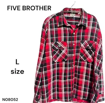선착순 USA제 FIVE BROTHER 플란넬 셔츠 빅맥