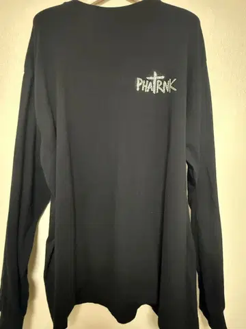 PHATRNK 스톤 장식 긴팔 셔츠 블랙