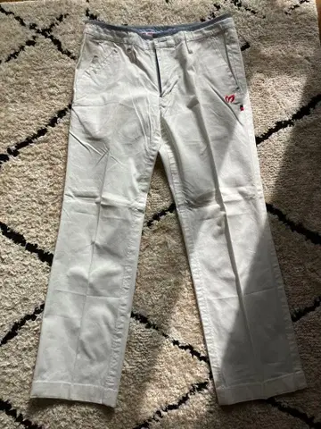 MASTER BUNNY EDITION 화이트 골프 팬츠