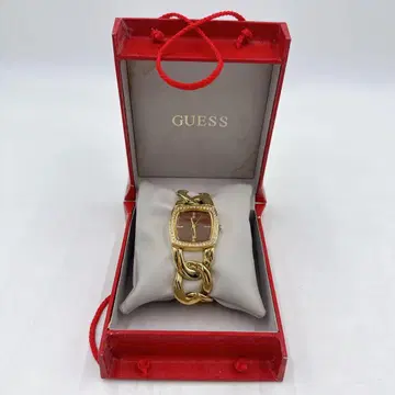 GUESS 게스 여성용 손목시계 골드 체인
