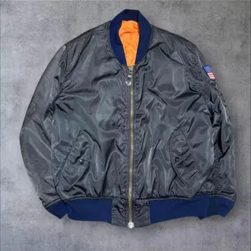 MA-1 플라이트 자켓 블랙/아메카지/군용