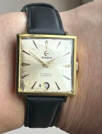 라도 스퀘어 인카블록 수동 와인딩 OH 완료 1970년대