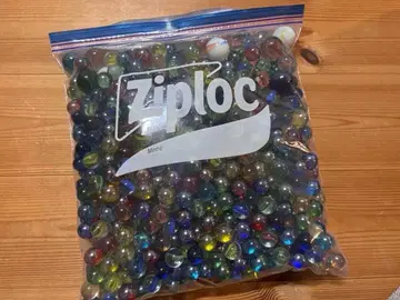 구슬 지퍼백 약 600개 빅볼 20개
