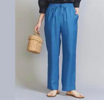 23SS BEAUTY&YOUTH 린넨 라이크 드로스트 이지 팬츠