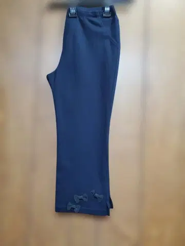 Rose Tiara 네이비 리본 팬츠