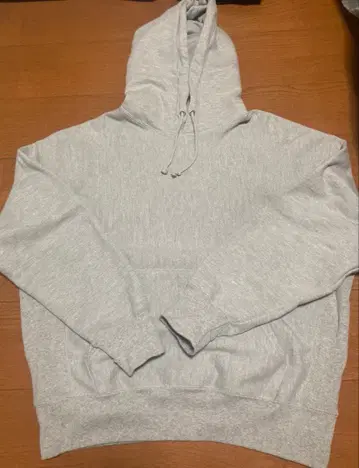 챔피언 그레이 리버스 위브 후드티 M 사이즈