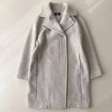 새상품급 언타이틀 untitled 콜라보 코트 울 사이즈 2 그레이