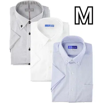 반팔 와이셔츠 부드러운 착용감 심플 셔츠 3세트